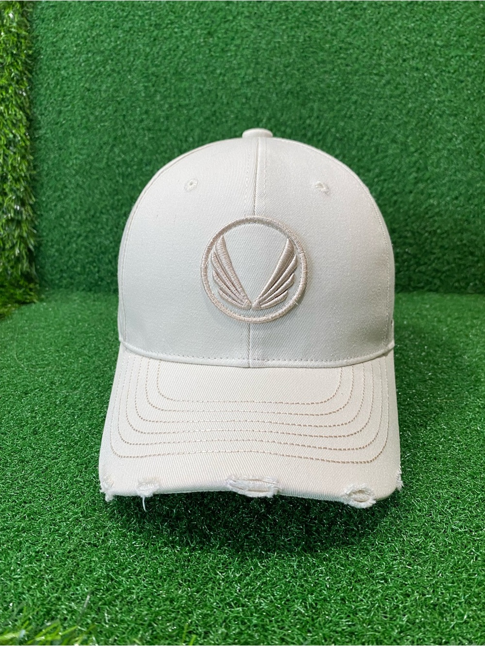 ASRV 0856. Distressed Patch Logo Hat "Wings"
(Sep 026)